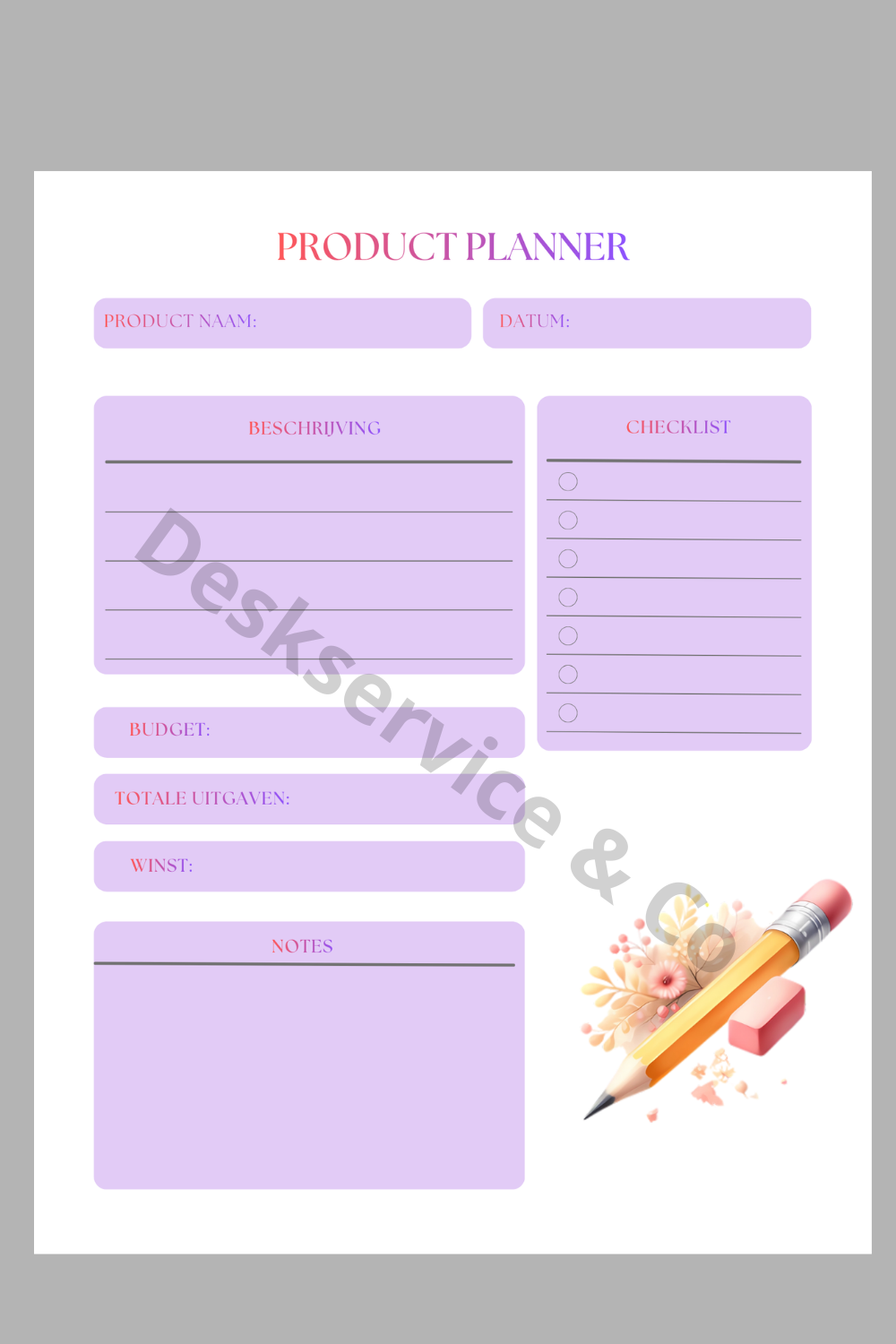 Focus & Flow | De Ultieme Small Business Planner (Digitaal)