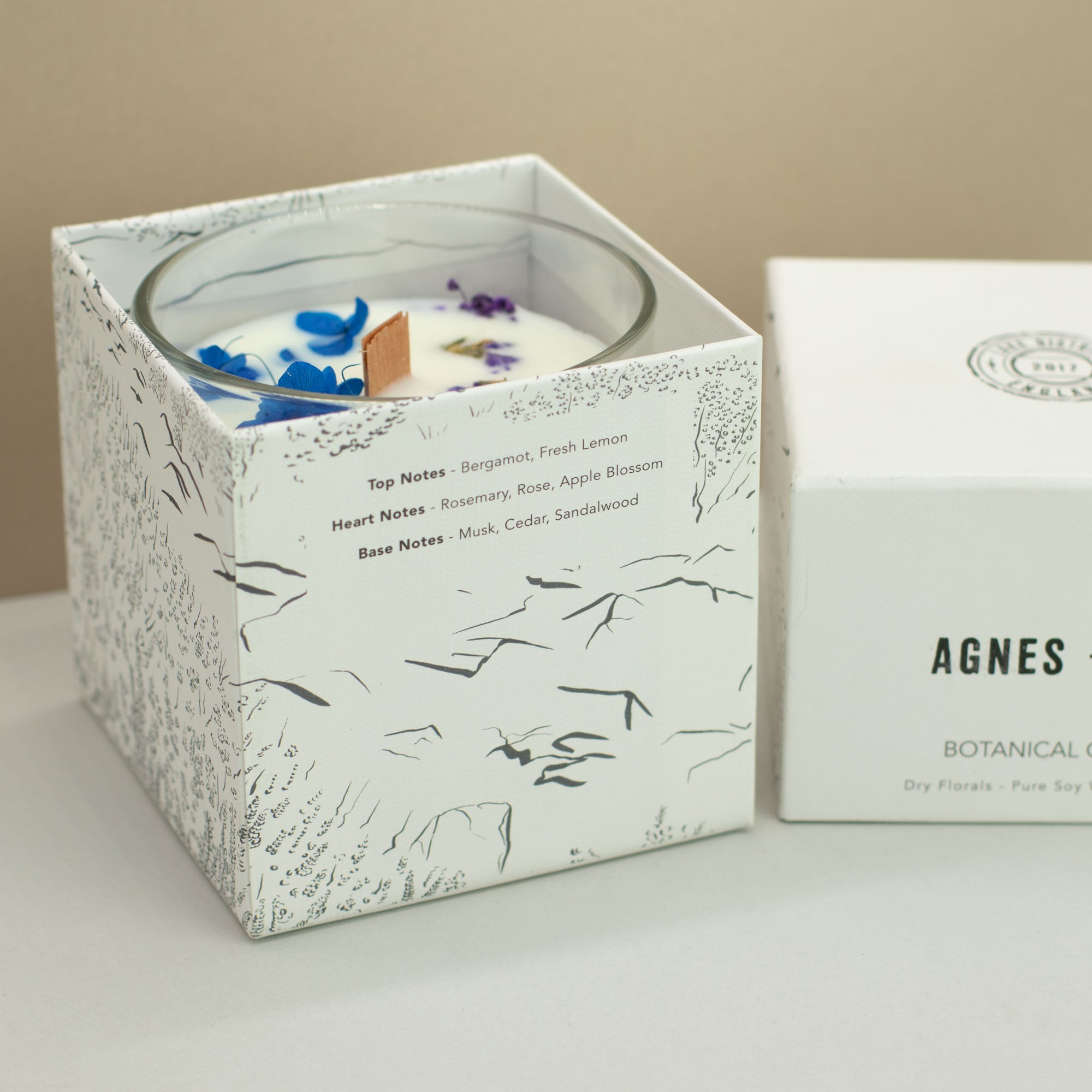 Agnes & Cat Botanische Sojakaars – Moorland Lavender